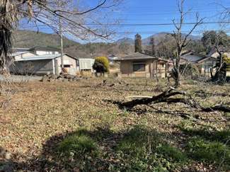 【外観】 | 【北杜市須玉町穴平】須玉町穴平の集落内にある土地 | 土地の南西角から撮影