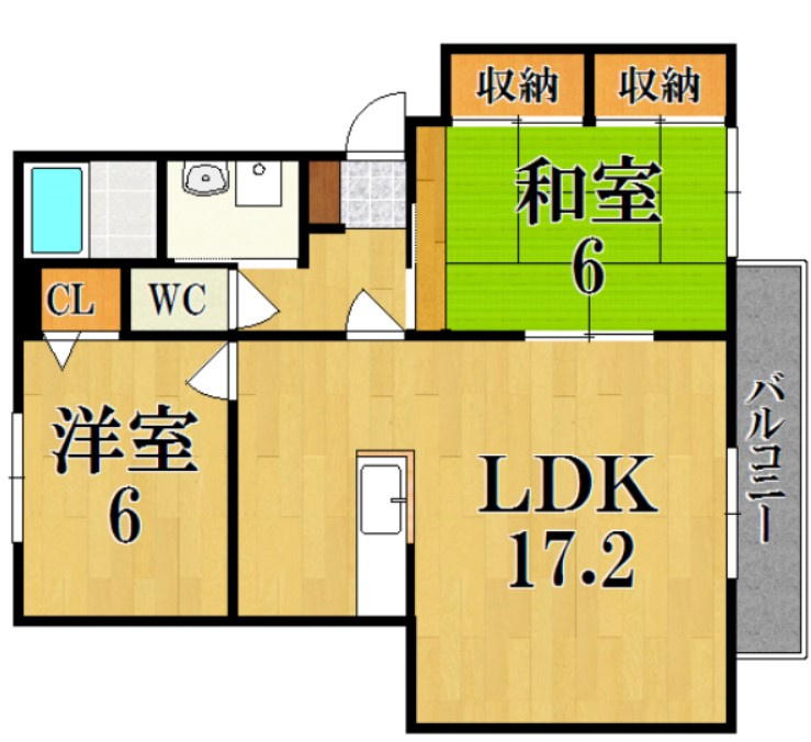 ベルコリーヌ真美の間取り