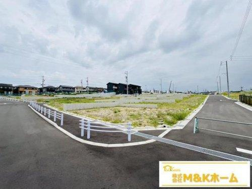 知多市日長字辰新田　全8区画　114号地の前面道路含む現地写真|R7.8.10撮影　現地写真