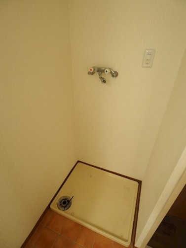 室内洗濯機置場です