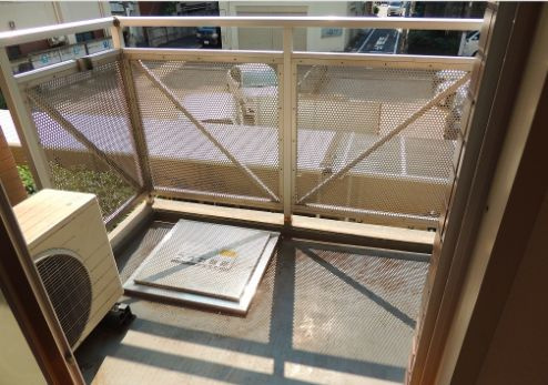 マハール駒込のバルコニー