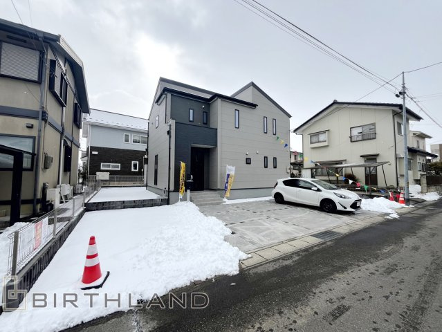 新築戸建・新築建売　福島市北沢又樋越北第3　北沢又小・信陵中の外観|おかげさまでご成約致しました