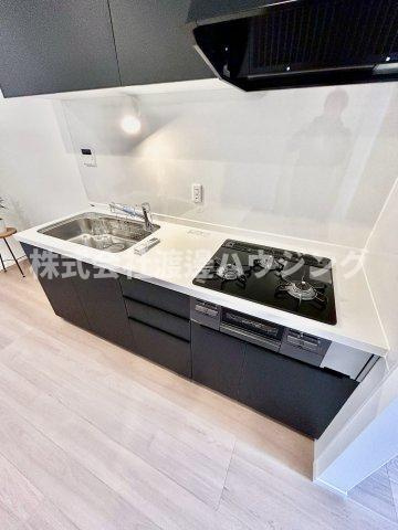 Espacio Tsukamotoのキッチン|3口ガスシステムキッチン