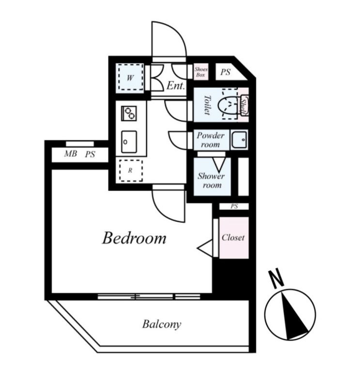 パークウェル麻布十番の間取り
