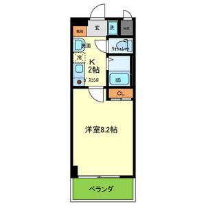 ダイドーメゾン岡本駅前の間取り