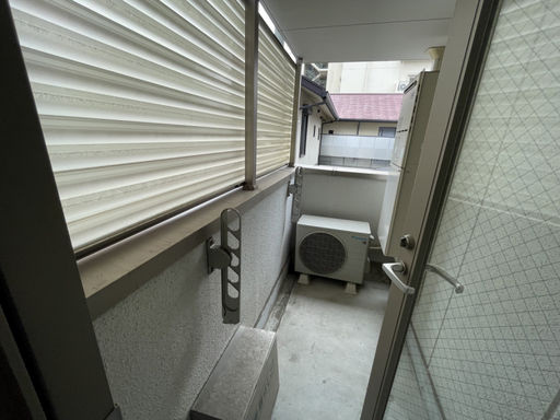 アルユータ六甲道のバルコニー