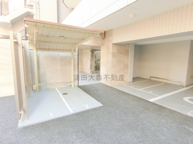 JP noie西蒲田のその他共用部分|バイク置き場　空き状況等詳細はお問合せください。