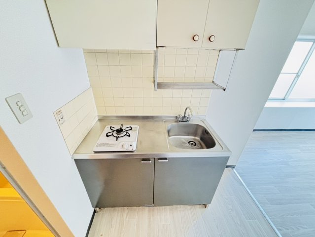 太宰府市朱雀２丁目のアパートのキッチン