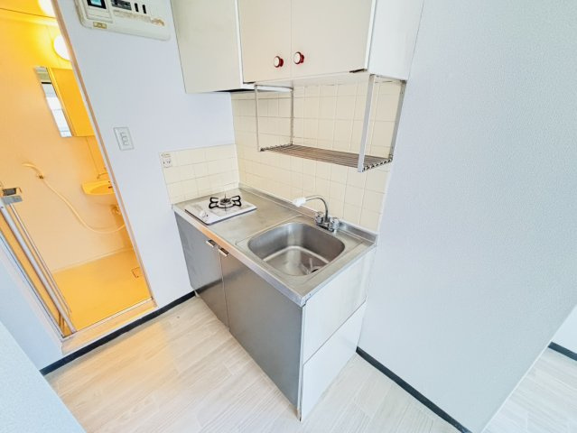 太宰府市朱雀２丁目のアパートのキッチン