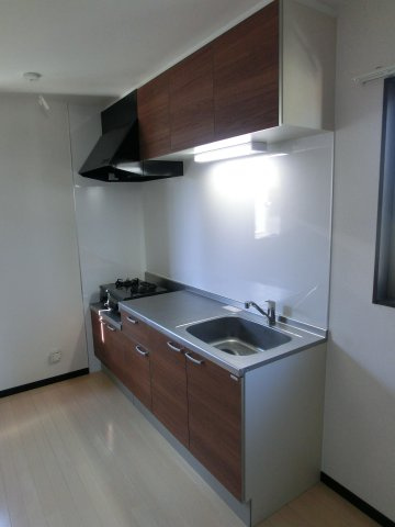 ハッピーフォーエバー花畑のキッチン|2口コンロ付のキッチンです♪