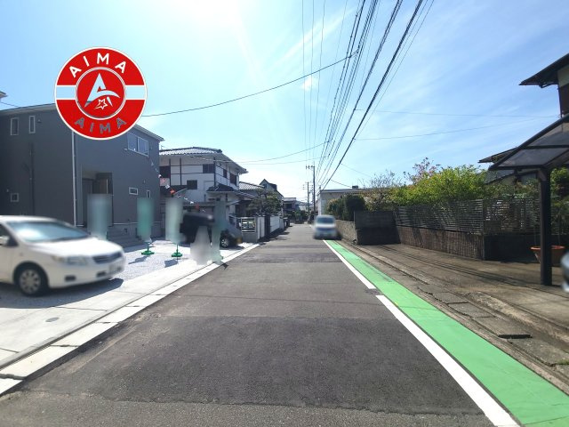 福岡市南区長住7丁目第9-2棟（1号棟）の前面道路含む現地写真|前面道路です。
