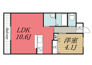 【間取り】 | メルヴェール エスト