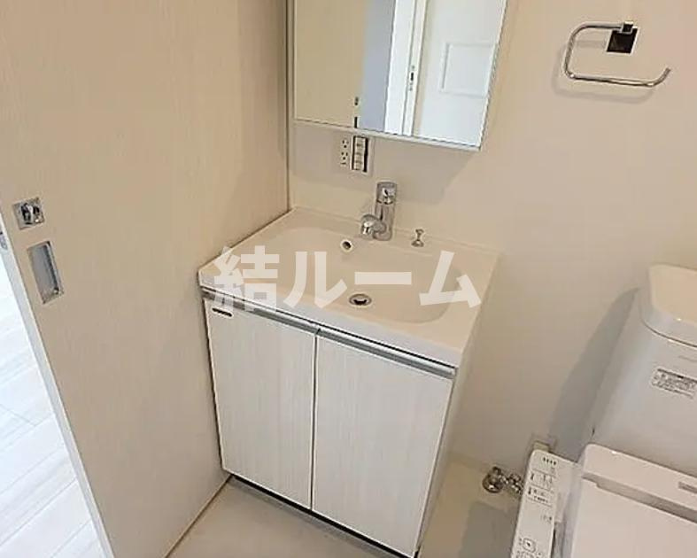 川口市並木３丁目の賃貸マンションの洗面所