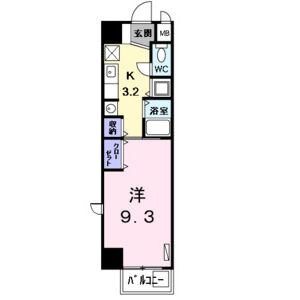 グランツ丸の内の間取り