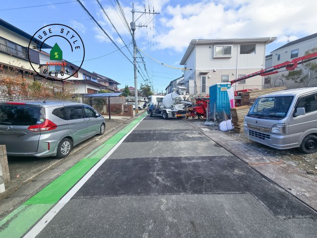 福岡市南区長住7丁目第9-2棟（2号棟）の前面道路含む現地写真|前面道路です。
