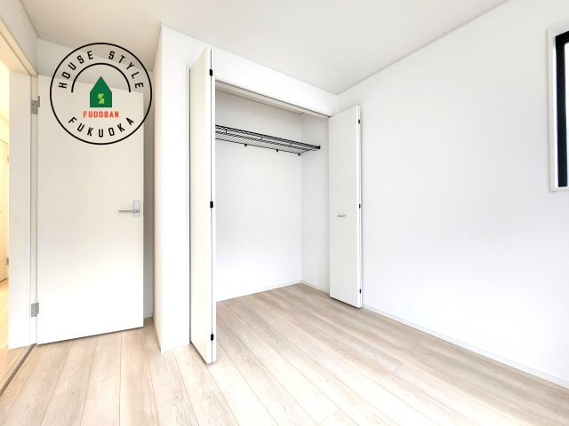 福岡市早良区飯倉8丁目第17-2棟（2号棟）の和室|将来的に、琉球畳を引きまして和室風にすることも可能です。