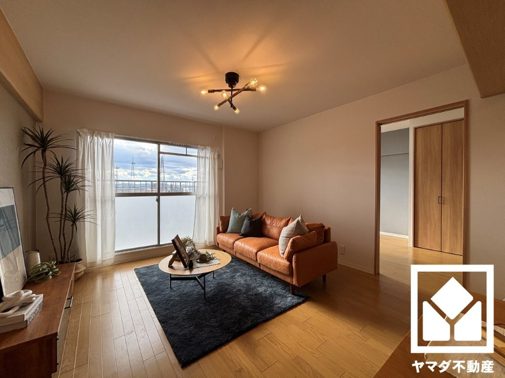 ハイム伏見Ｃ棟の居間・リビング