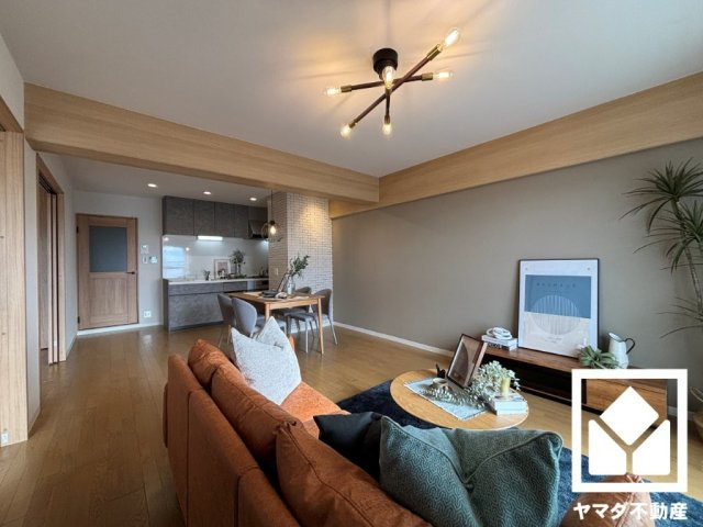 ハイム伏見Ｃ棟の居間・リビング