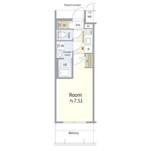 エスリード名古屋サザンプレイスの間取り