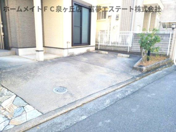 深阪南戸建 の駐車場