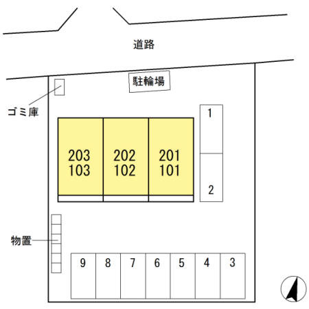 ラ・ヴェリテの区画図