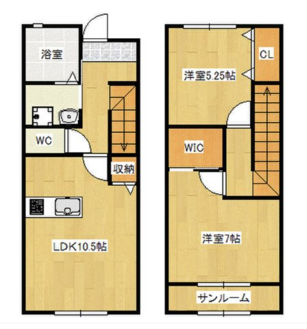 テタンジェの間取り