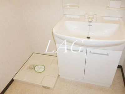 【洗面所】 | ソレイユ奥沢 | 独立洗面台です。