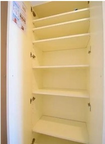 千代田区神田東紺屋町の賃貸マンションの収納