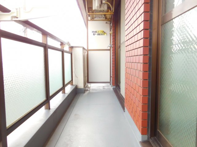 エンジェリ津之江のバルコニー
