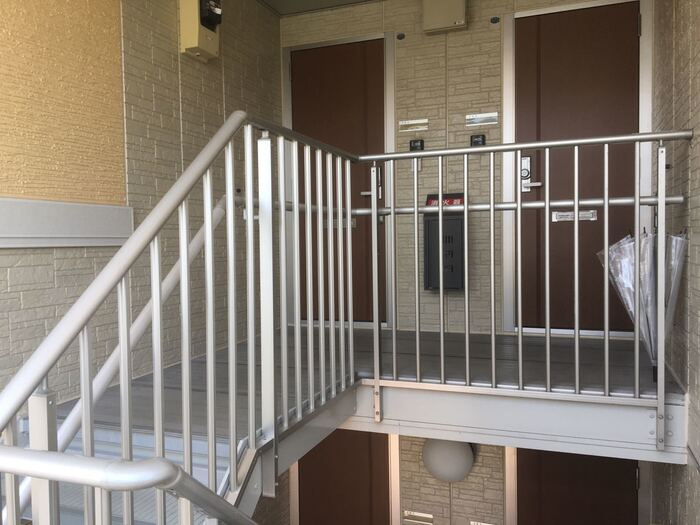 ポラリス　A棟のエントランス