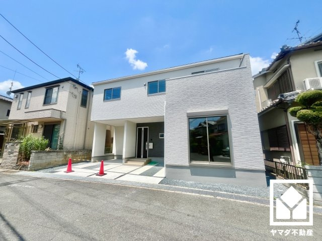京田辺市興戸南落延　1期　の前面道路含む現地写真