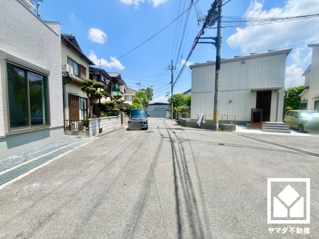 京田辺市興戸南落延　1期　の前面道路含む現地写真