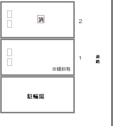 中野区弥生町３丁目の駐車場の間取り