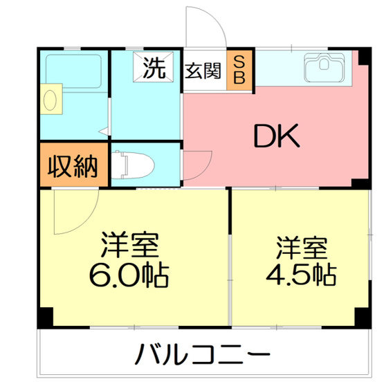 【間取り】 | 曽我マンション