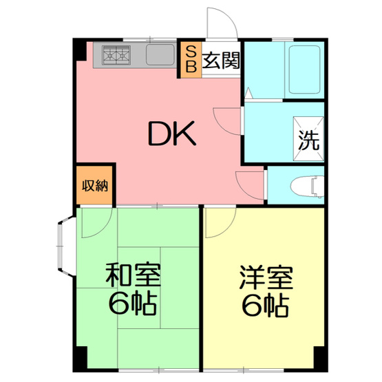 【間取り】 | 曽我マンション