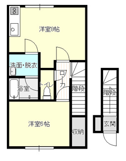 【間取り】 | HKハイツ