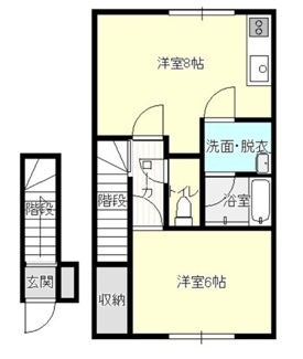 【間取り】 | HKハイツ