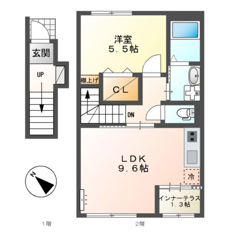【間取り】 | 宮前区平２丁目新築アパート（仮