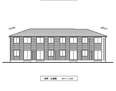 【外観】 | 宮前区平２丁目新築アパート（仮 | 完成予想図