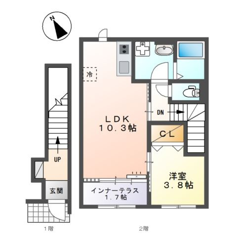 【間取り】 | 有馬８丁目新築アパート（仮