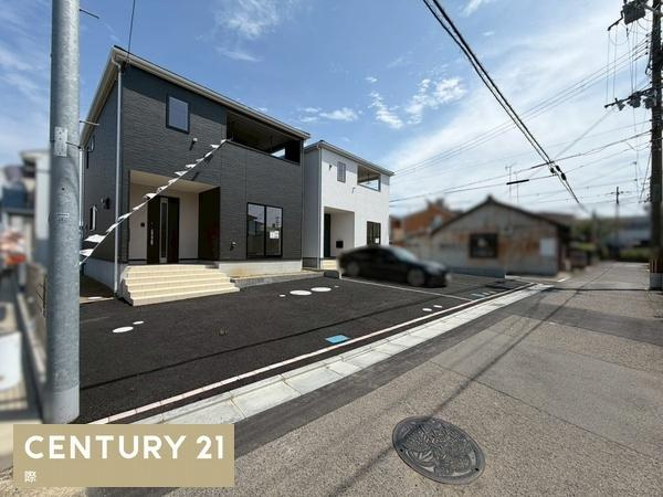 和歌山市中之島第3-1号　新築戸建の前面道路含む現地写真