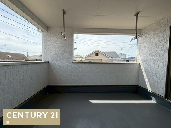 和歌山市中之島第3-2号　新築戸建のバルコニー