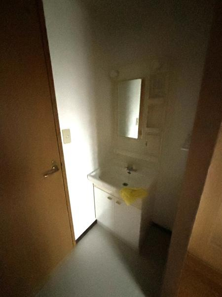 ハナキマンションの洗面所