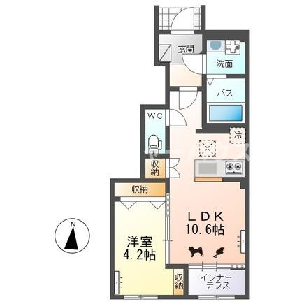 ルル（Ｌｏｕｌｏｕ）の間取り