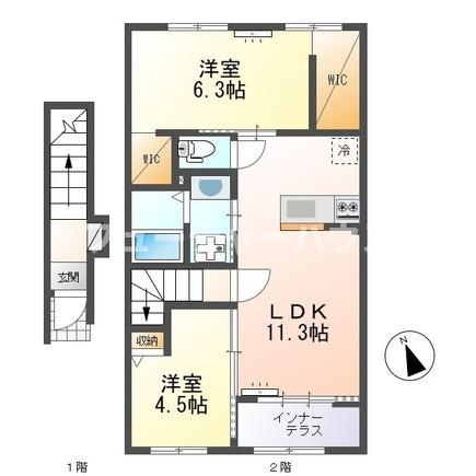 リッチレジデンスＢ（Rich Residence B）の間取り