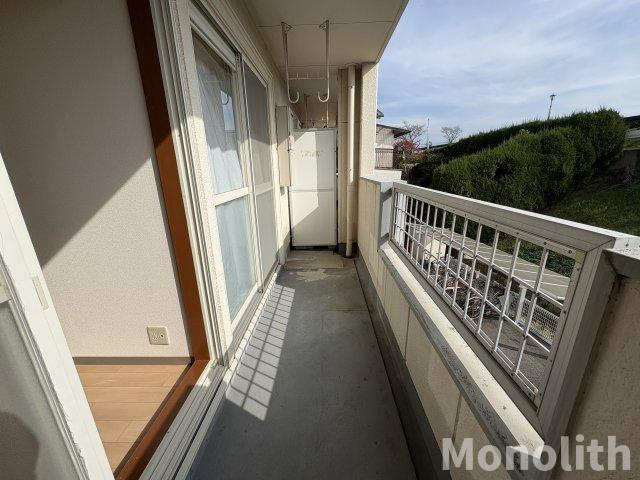 パレスさくらAのバルコニー