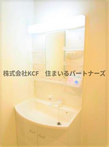 サニーヒル旗崎の洗面所|コンパクトで使いやすい洗面所