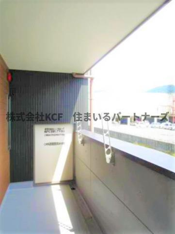 サニーヒル旗崎のバルコニー|暖かな日差しのふりそそぐバルコニー