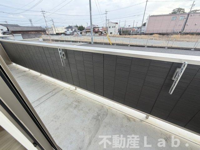 パストラル松橋Ⅱのバルコニー