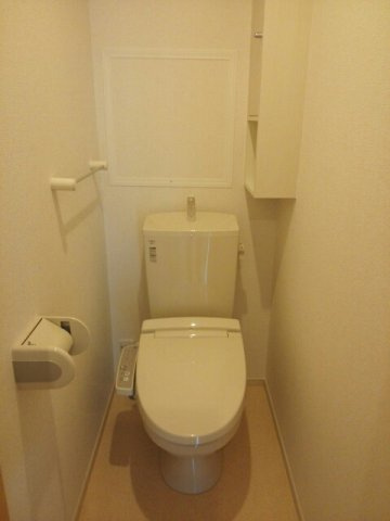 ヴィラジャローネ　デ　ケーヴⅡのトイレ|落ち着いた色調のトイレです